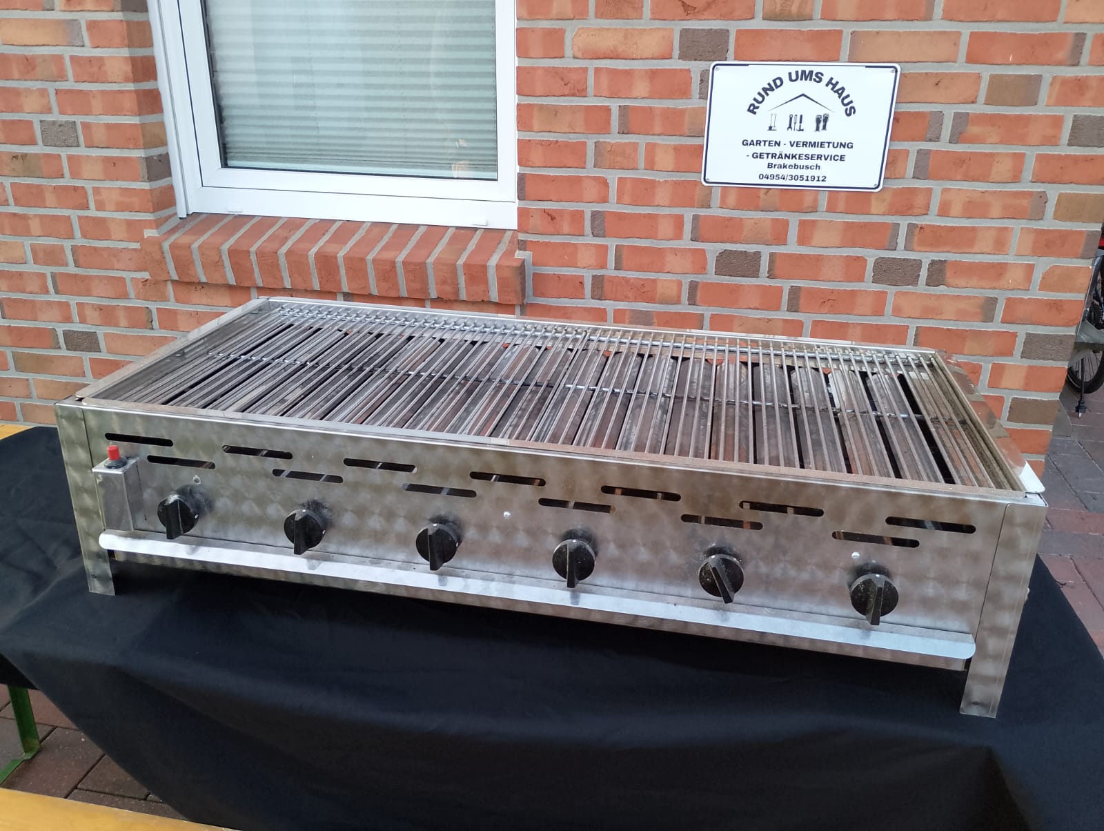 Tisch-Gasgrill, 6 Brenner Tisch-Gasgrill, 6 Brenner